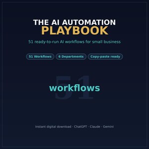 AI Automation Playbook | 51 Small Business Workflows PDF Guide image 4