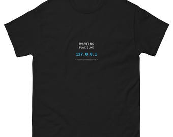 Programmer Humor T-Shirt – 127.0.0.1 Network Developer Tee Sysadmin Gift