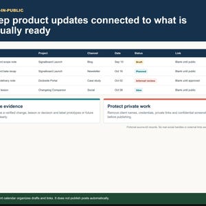 Indie Builder OS build-in-public tracker for sharing product updates and public changes