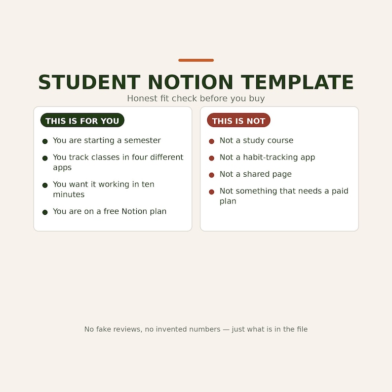 Student Notion-sjabloon 2026 | Studieplanner Lesrooster afbeelding 5