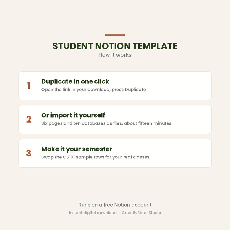 Student Notion-sjabloon 2026 | Studieplanner Lesrooster afbeelding 4