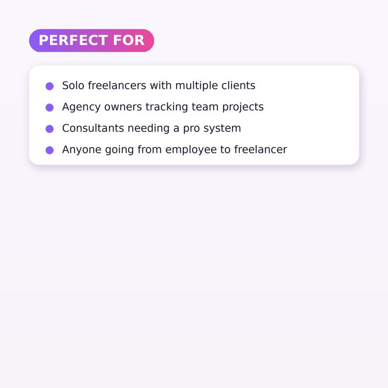 Plantilla de Notion para negocios freelance / Proyectos de facturación CRM imagen 10