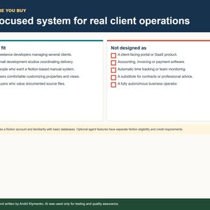 Dev Studio OS best fit use cases and what the system is not designed for