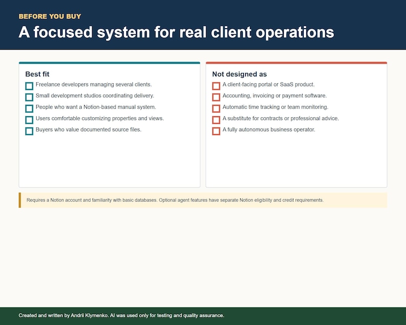 Dev Studio OS best fit use cases and what the system is not designed for