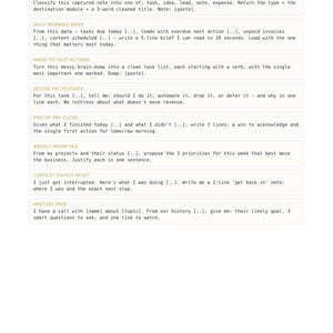 KI-getriebenes Solopreneur OS | Notion Business Template, crm, sponsor, Inhalt (digitaler Download) Bild 6