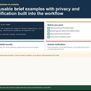 Indie Builder OS engineering playbook with reusable review templates and examples