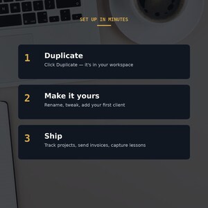 Dev Studio OS - Notion Template for Freelance Developers image 4