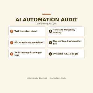 AI自動化監査ワークシート｜タスクROI計算ツール（印刷可能） 画像 3