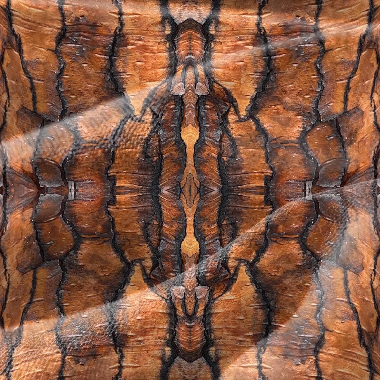 Abstract bark linen fabric, bold copper bark textile. Neutral designer fabric, contemporary luxury material for home decor. Curtaining 2