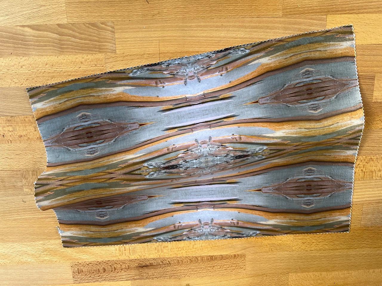 Silver Bark - Linen mix fabric by Kate Cledwyn