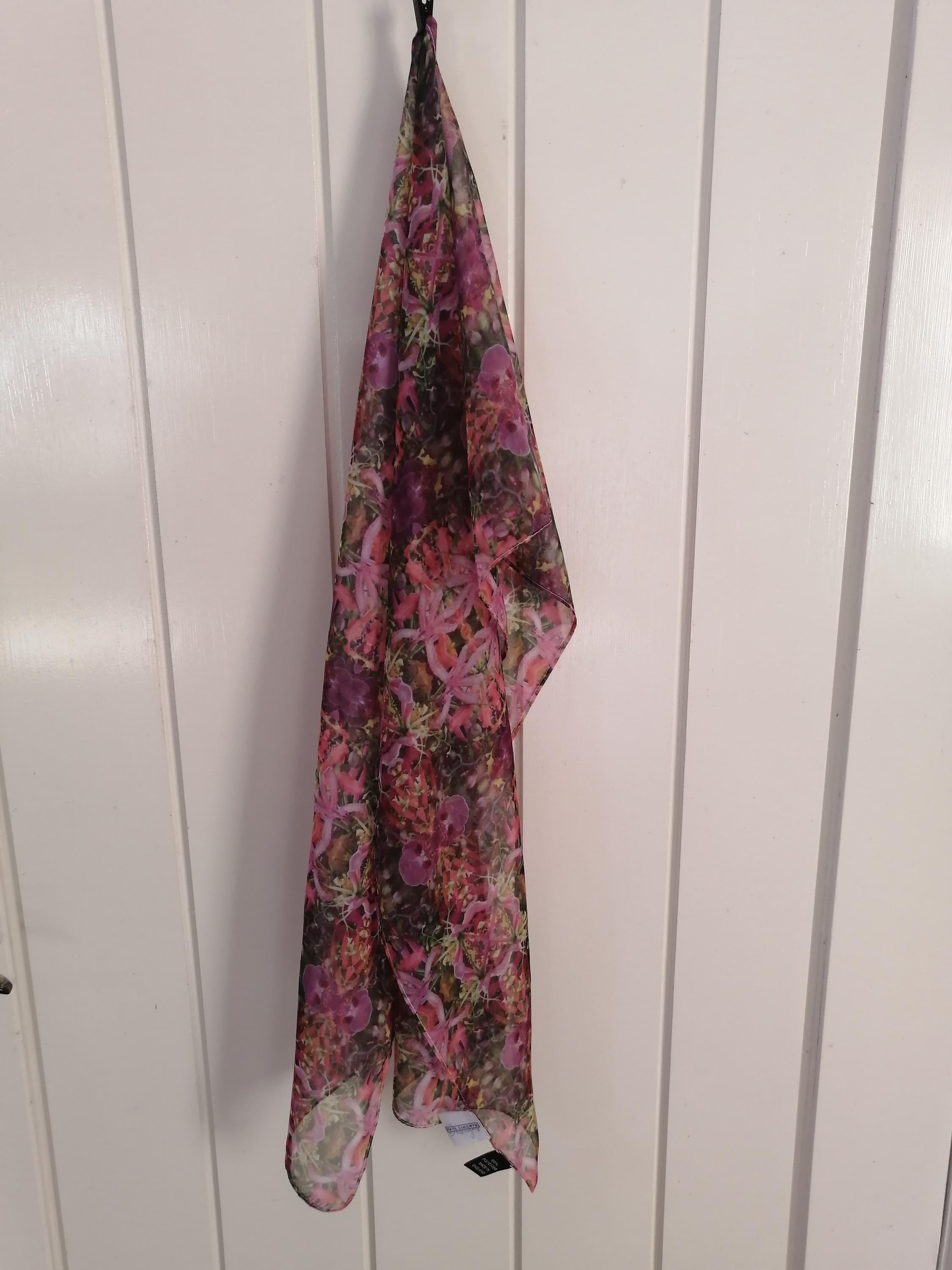 Floral Cross Scarves - view 4 by Kate Cledwyn