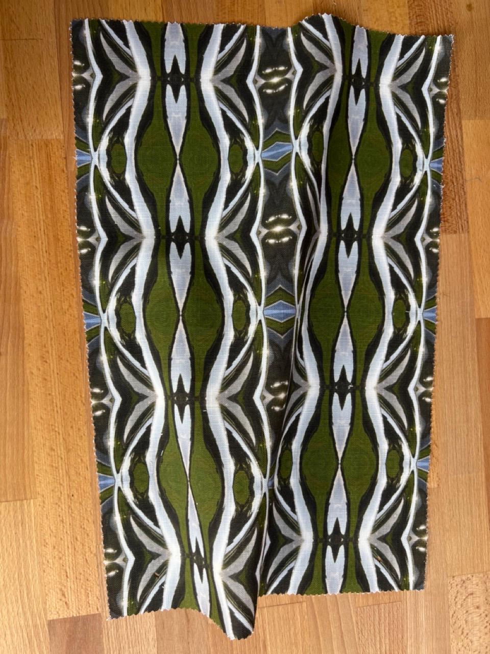 Linen fabric by the metre. Exclusive designer made, top quality for interiors and furnishings many styles, designs and colours, all unique. 3