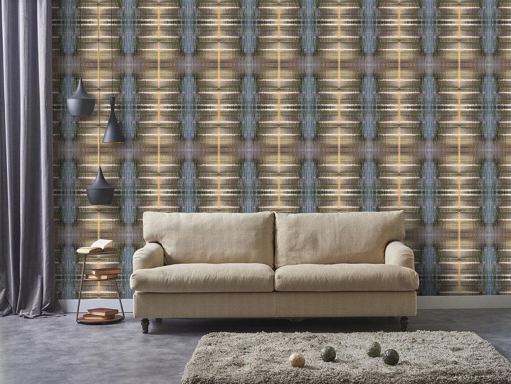 Abstract water linen fabric, subtle beige water textile. Neutral designer fabric, contemporary luxury material for home decor. Curtaining 4
