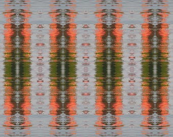 Red Rods, tela de terciopelo por metro, para tapicería y decoración del hogar, tela de diseño en rojo intenso, tema abstracto de agua y navegación.