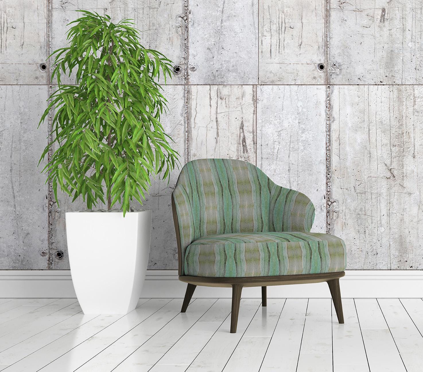 Abstract water velvet fabric, subtle green textile. Neutral designer fabric, contemporary luxury material for home decor. Curtaining 2