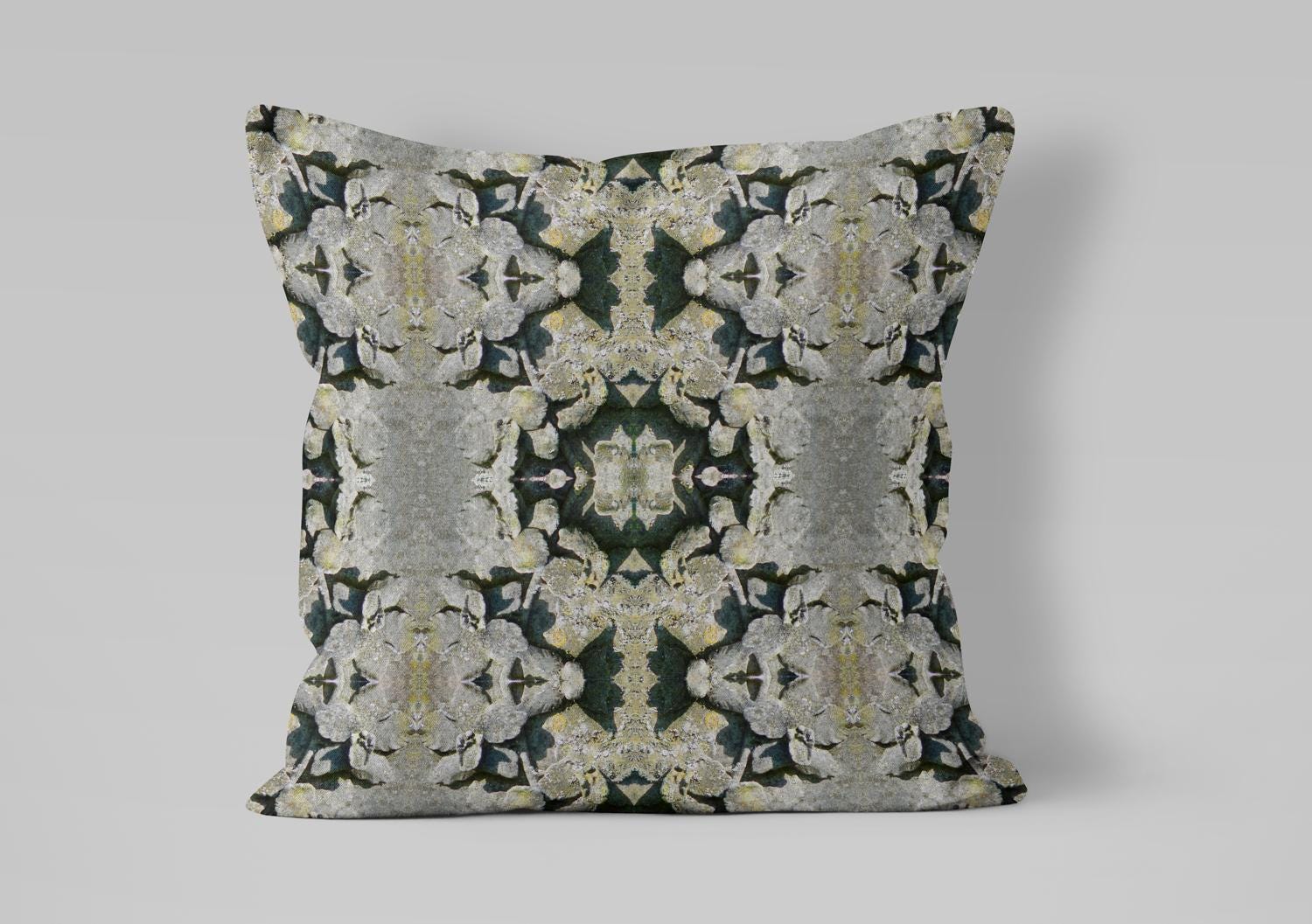 Stone Orchids - Linen mix fabric by Kate Cledwyn