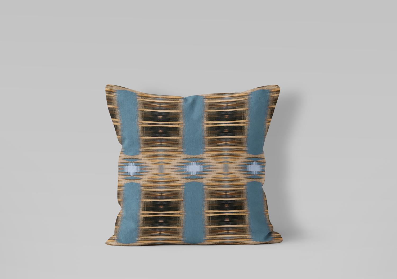 Rooves - Linen mix fabric by Kate Cledwyn