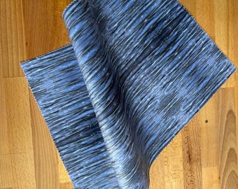 Waterfalling, designer velvet by the metre, upholstery, home furnishings, blue abstract water theme.