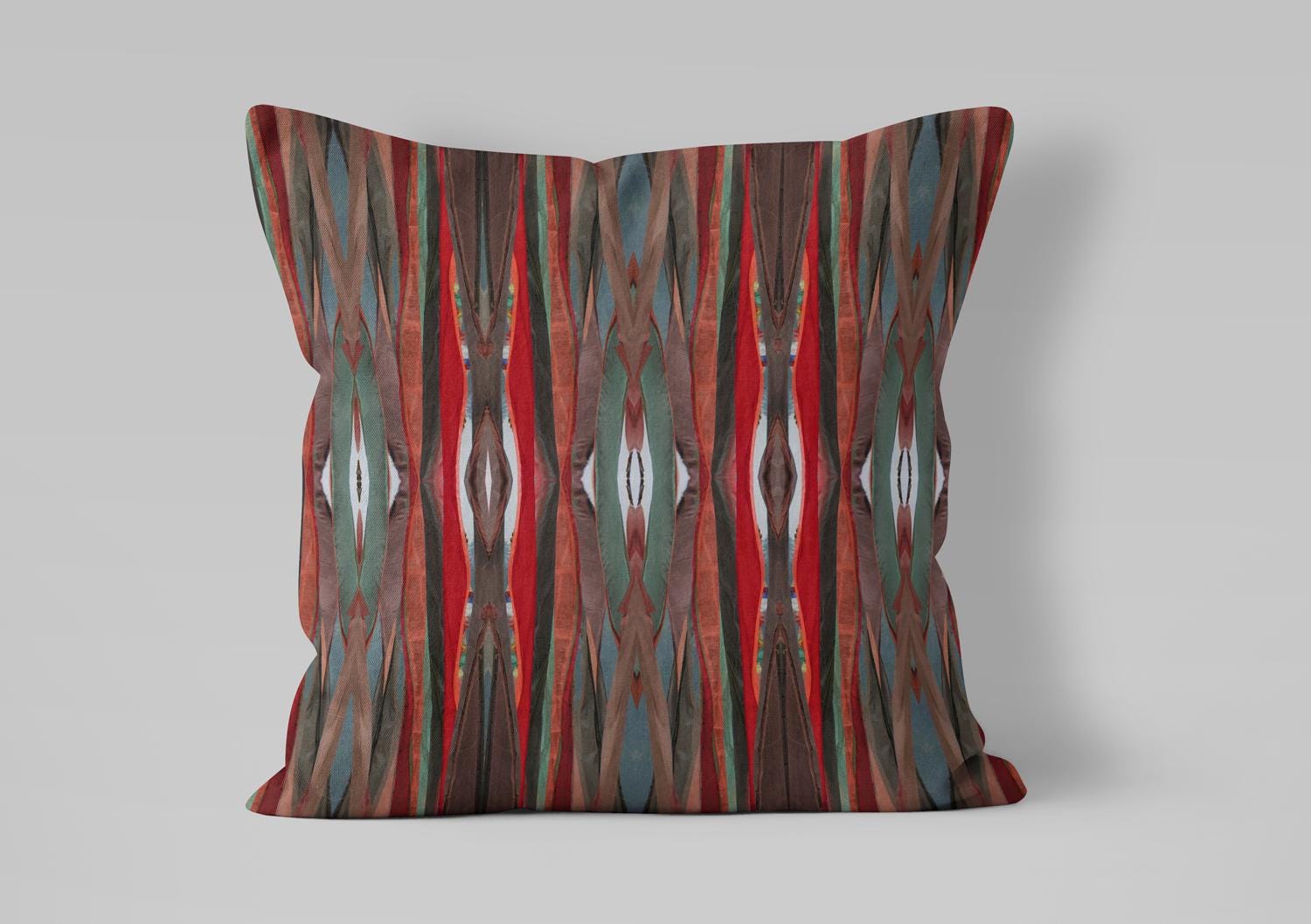 Tibetan Flags - Linen mix fabric by Kate Cledwyn