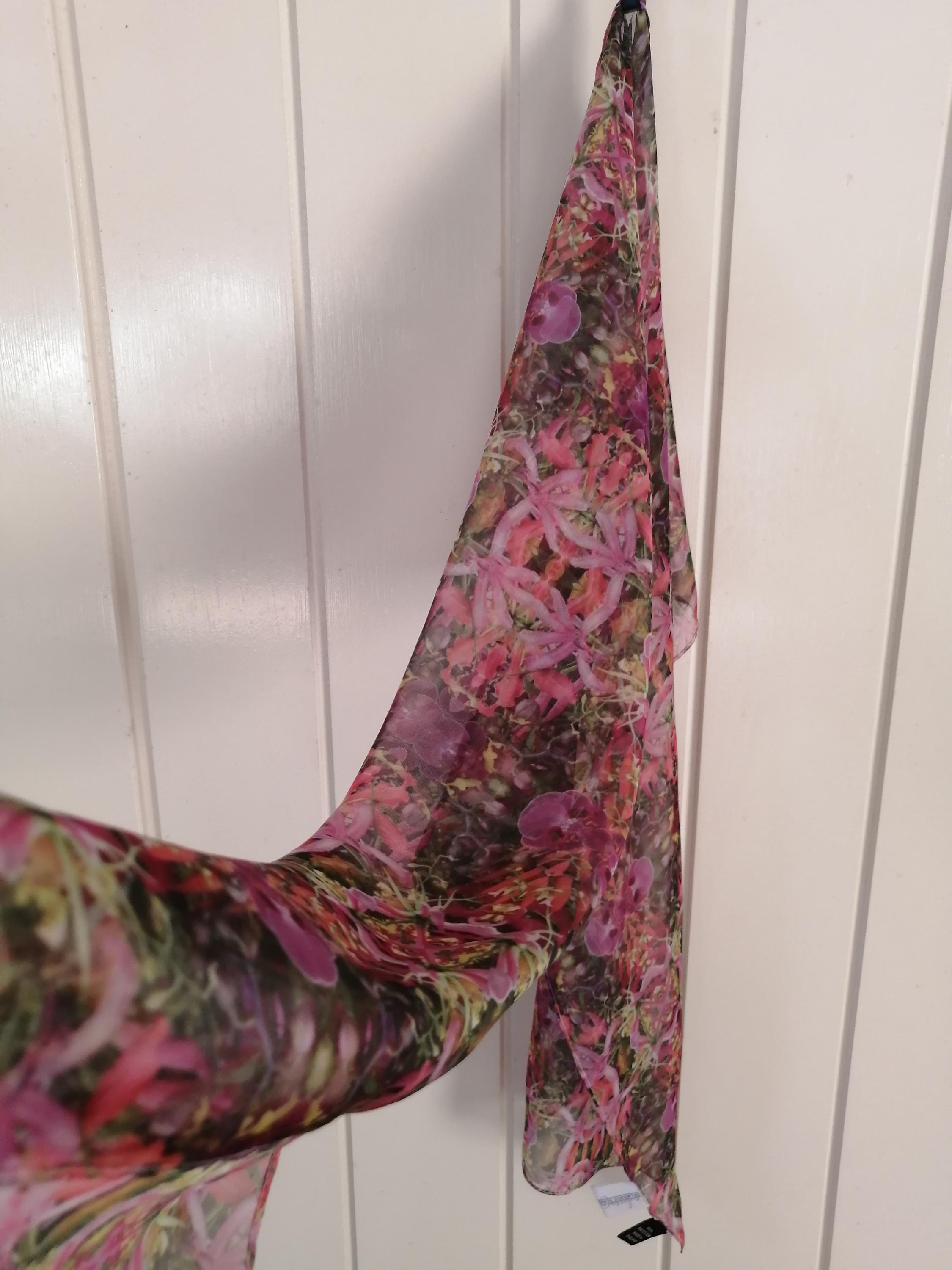 Floral Cross Scarves - view 3 by Kate Cledwyn