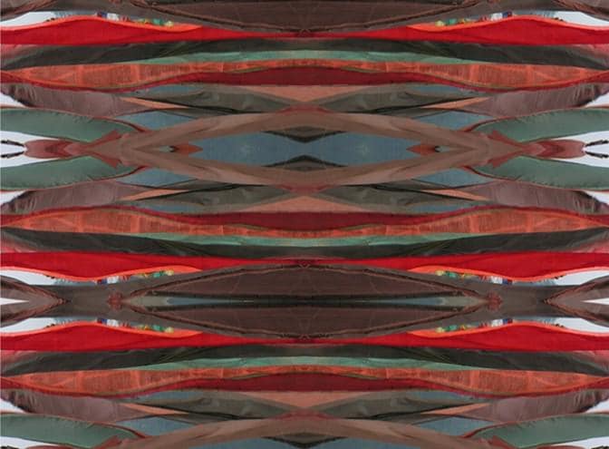 Abstract linen fabric, bold reds textile. Bold designer fabric, contemporary luxury material for home decor. Curtaining