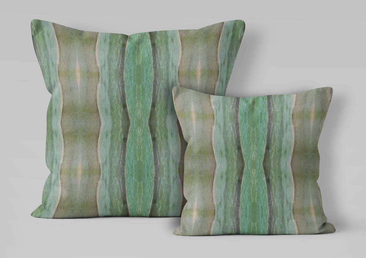 Abstract water linen fabric, subtle green textile. Neutral designer fabric, contemporary luxury material for home decor. Curtaining 3