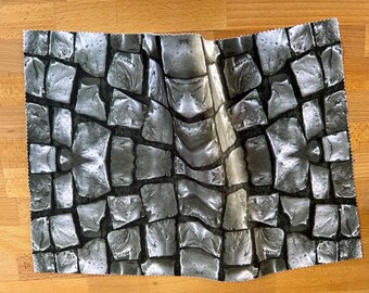 Silver Road, designer velvet by the metre, upholstery, home furnishings, black and silver abstract stone theme.