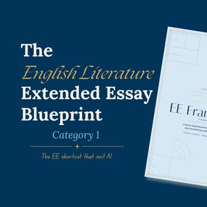 IB Extended Essay Framework | Englisch Kategorie 1 Arbeitsbuch (Digitaler Download)