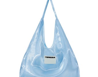 TENERA Plant-Based Satin Ballerina Shoulder Tote Bag
