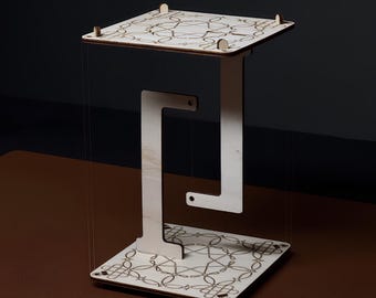 Ilusión óptica - Mesa flotante DIY (Descarga digital) - Archivos para corte láser