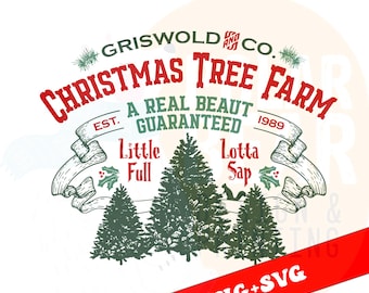 Griswold Christmas Tree Farm PNG, Vintage Christmas SVG, Merry Christmas png, Christmas Vacation PNG, Family Christmas, Retro Christmas png