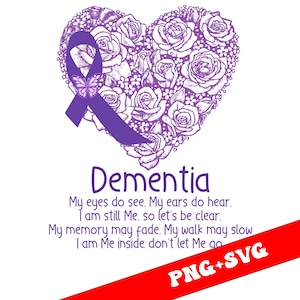Svg png de sensibilisation à la démence, ruban violet Svg, conceptions de sublimation Svg Cricut Png de soutien à la sensibilisation à la maladie d&#39;Alzheimer