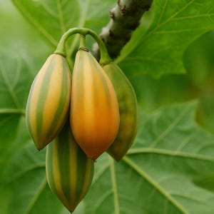 25 Oak Leaf Papaya Seeds: Fast Growing Exotic Fruit Tree
