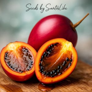 60 Tamarillo Tree Tomato Seeds, Cyphomandra betacea, Fast-Growing Edible Fruit Tree, Tropical Flavor, Rare Garden Seeds