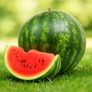 Sugar Baby Watermelon Seeds: Sweet Heirloom Mini Melon, Non-GMO