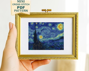 ヘックスアート ヴァン・ゴッホ 星月夜 クロスステッチキット、傑作