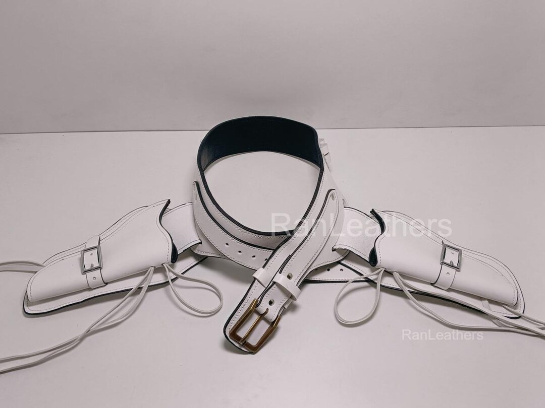 Western Cowboy Style Revolver Pistol Double Side Cosplay Rigs Ammo .44 ...