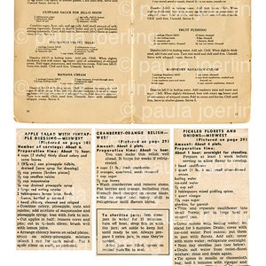 Recipes Clippings Download,Recipes Ephemera, Printable, Digital Download, Scrapbook Paper, Old Newspaper Clippings, Vintage Cookbook image 4