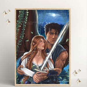 Affiche : Leçons privées, Azriel et Gwyn Fanart