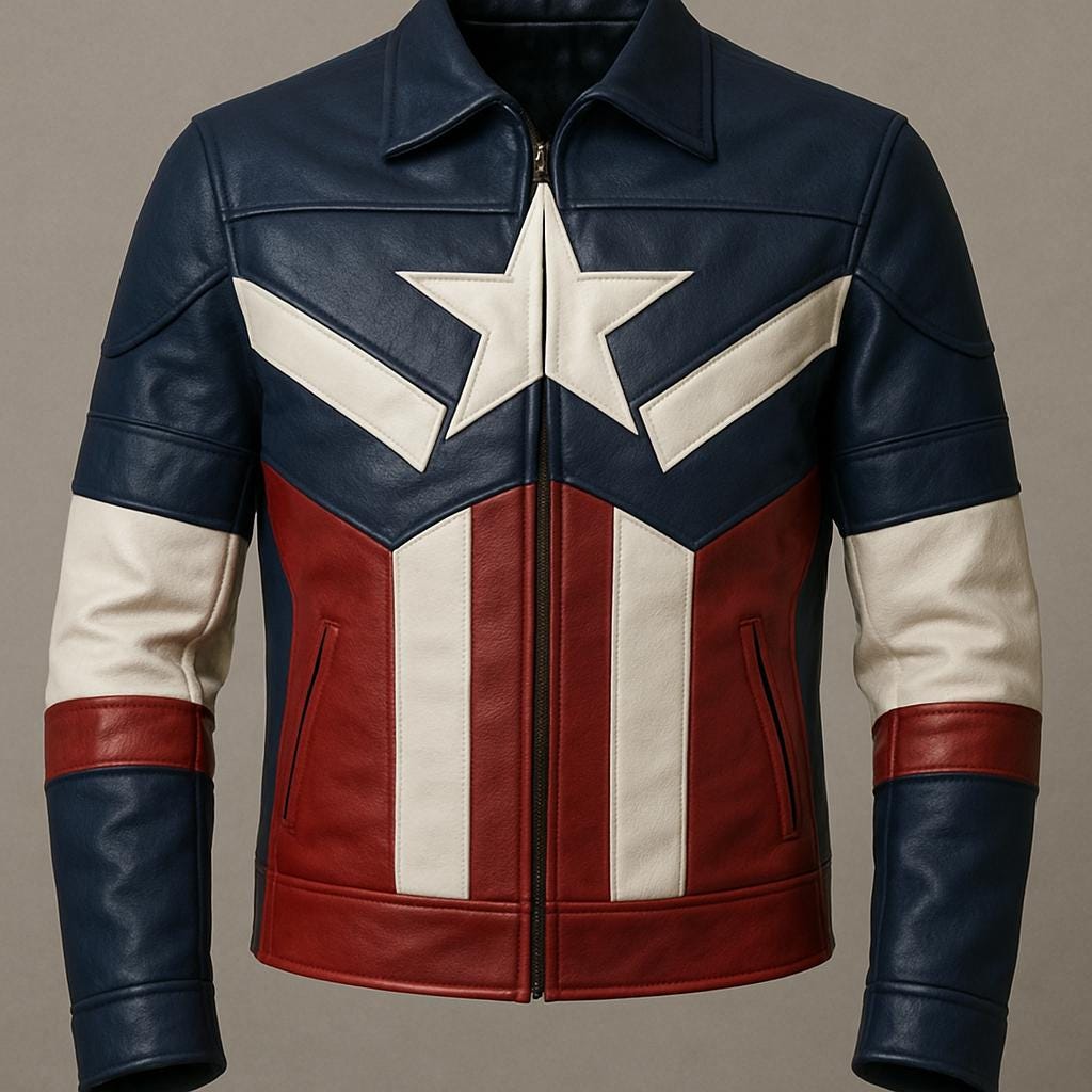 Capitán América Chamarra De Los Avengers Capitán América Chaqueta