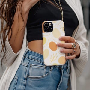 Modern Abstract Phone Case, Tough Smartphone Cover, Aesthetic Gift for Her, Stylish Mobile Protector, Chic Tech Accessory