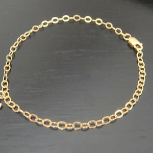 14 Kt Gold- Filled Tiny Cross Adjustable Bracelet Bridal Bridesmaids Birthday Christmas Charm Bracelet Every day Simple Jewelry  Religious