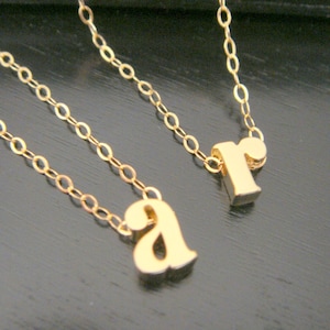 Oro minúscula letra minúscula inicial collar, alfabeto, modificado para requisitos particulares nombre collar, collar de oro, collar de carta