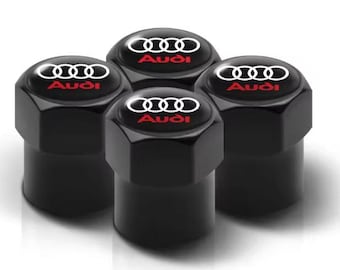 4PCS 3D Metal Tire Valve Caps Car Tyre Air Stem Covers for Audi S Line A1 A3 A4 A5 A6 A7 A8 B6 B7 B8 B9 C6 C7 Q2 Q3 Q5 Q7 Q8 TT Accessory