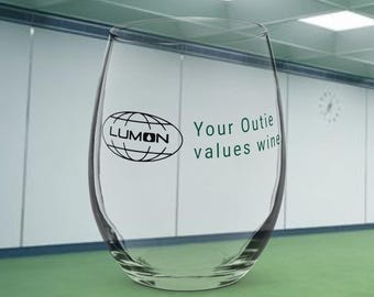 Your Outie Values Wine - Severance inspired - Wine Glass