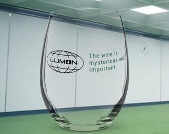 The Wine Is Mysterious and Important - Severance inspired - Wine Glass