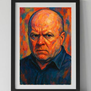 Phil Mitchell, EastEnders, affiche d&#39;art abstrait A3
