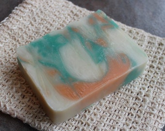 Rise Up Soap, Mahogany Scented, Handcrafted Vegan Cold Process Soap, Clean Scent