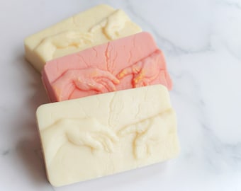 Creation of Adam Soap, Handmade Soap, Cold Process Soap, Vegan Soap, Michelangelo, Decorative Soap, Bar Soap, Renaissance, FREE Shipping