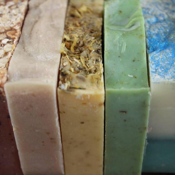 Artisan Soap, Five Soap Bars, Mix & Match, Your Choice, Artisan Soap, 5 for 41.50 FREE SHIPPING